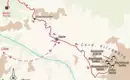 Karte unserer Trekkingroute in Peru Karte von Peru, showing Trekkingroute in Cordillera Vilcanota.