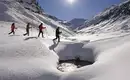 Schneeschuhwandern in den Dolomiten