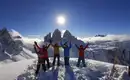 Skitouren am Fuße der Drei Zinnen