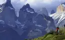 Spektakuläre Berge in Patagonien Majestätische Berge im Torres del Paine Nationalpark, Patagonien.