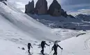 Skitouren am Fuße der Drei Zinnen