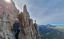 Klettersteigdurchquerung  Dolomiten 