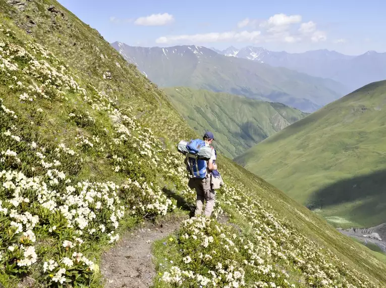 Wandern in Georigen im Großen Kaukasus