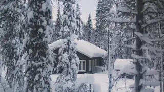 Silvester in den Bergen Norwegens