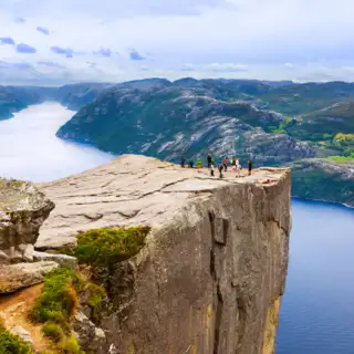 Unterwegs in Fjordnorwegen zwischen Bergen und Stavanger