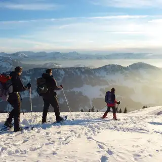 Schneeschuhtouren im Naturpark Nagefluhkette