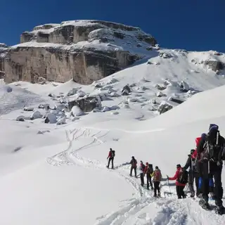 Schneeschuhwoche Dolomiten – Faneshütte
