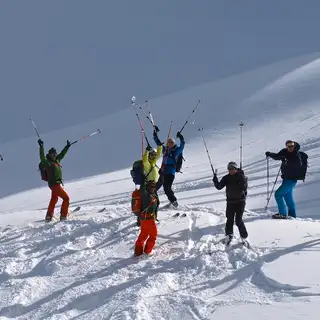 Anspruchsvolle Skitourenwoche im Val Maira