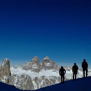 Schneeschuhwandern über Silvester in den Dolomiten