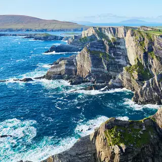 Irlands Steilküste entlang des Kerry Ways