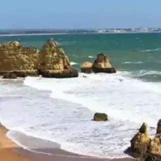 Toller Ausblick auf die Steilküste der Algarve