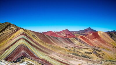 Regenbogenberge in Peru