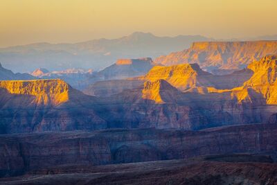 Der Fish River Canyon im Abendrot