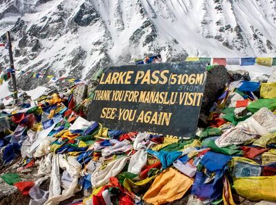 Auf dem Manaslu Trek