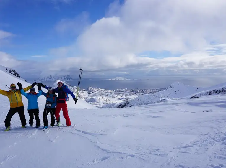 Skitouren Geheimtipp in Norwegen auf der Insel Kvaløya