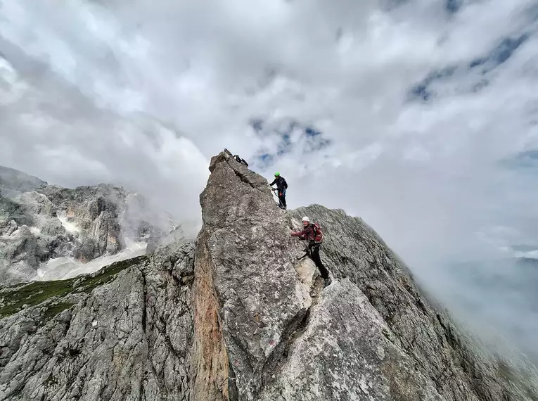 Klettersteigdurchquerung Dolomiten