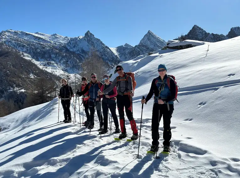 Schneeschuhwandern über Silvester in den Dolomiten