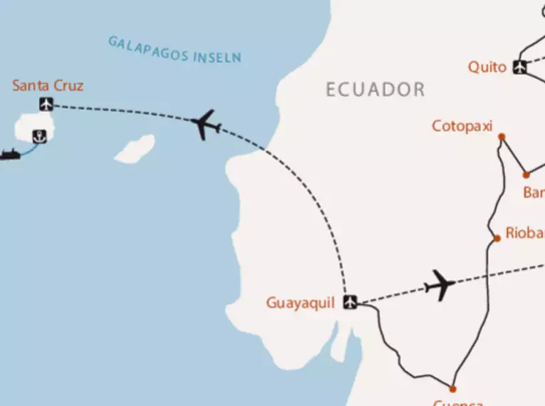 Ecuador und Galapagos - Highlights erleben