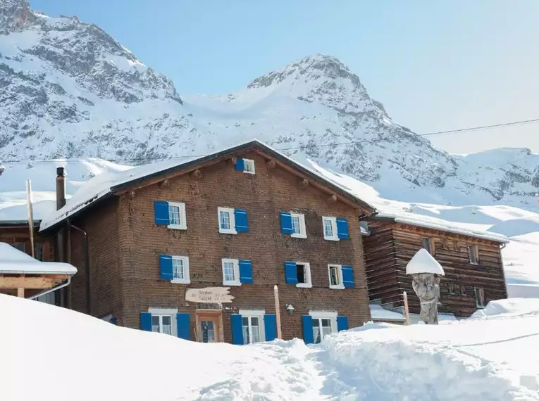 Skitouren St. Antönien - Sulzfluhhütte