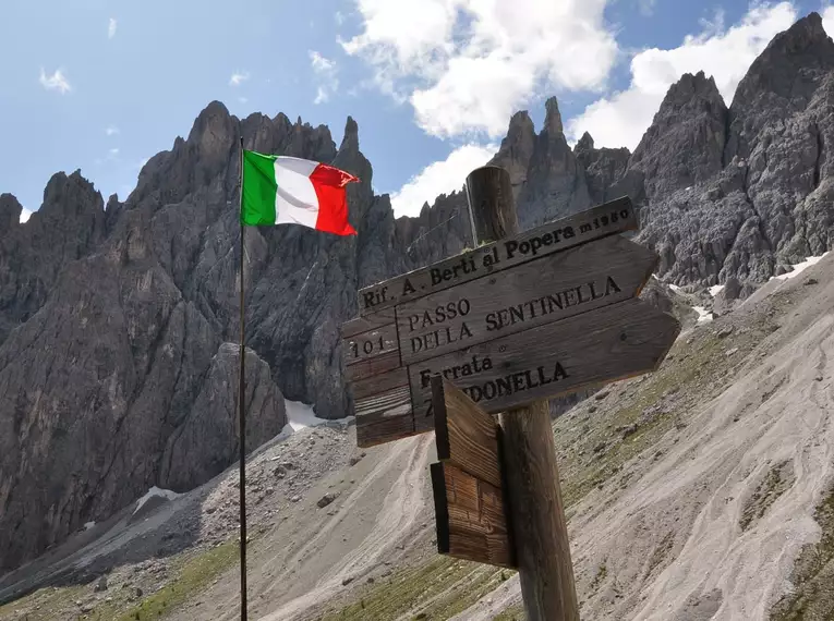 Klettersteige Dolomiti senza confini - Teil 1