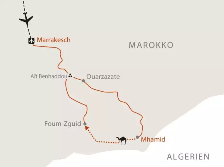 Silvester in der Wüste Marokkos