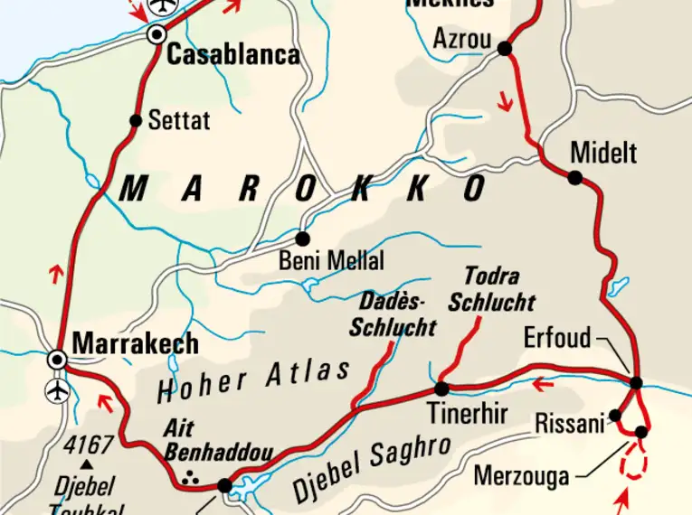 Magische Highlights Marokkos: Erkundung der Königsstädte und Sahara-Dünen – Bild 17