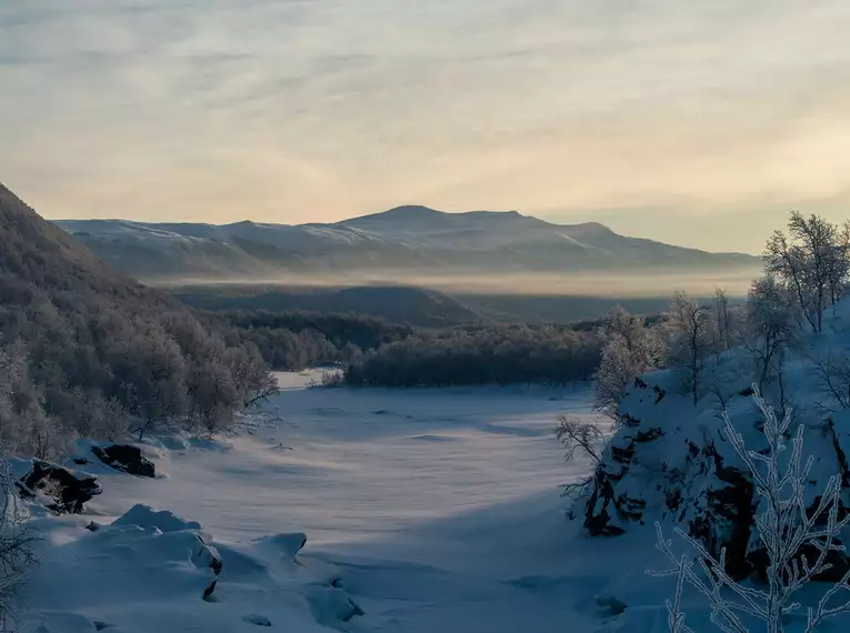 Schneeschuhwandern in Schwedisch Lappland - Die Berge & Wälder des Vindelfjällen