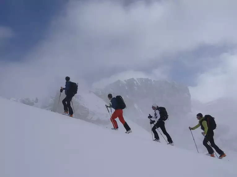 Skitourenwochenende Rosengarten - Dolomiten
