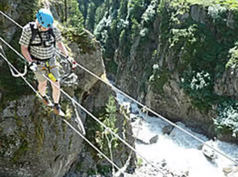 Klettersteig und Gletscher im Ötztal