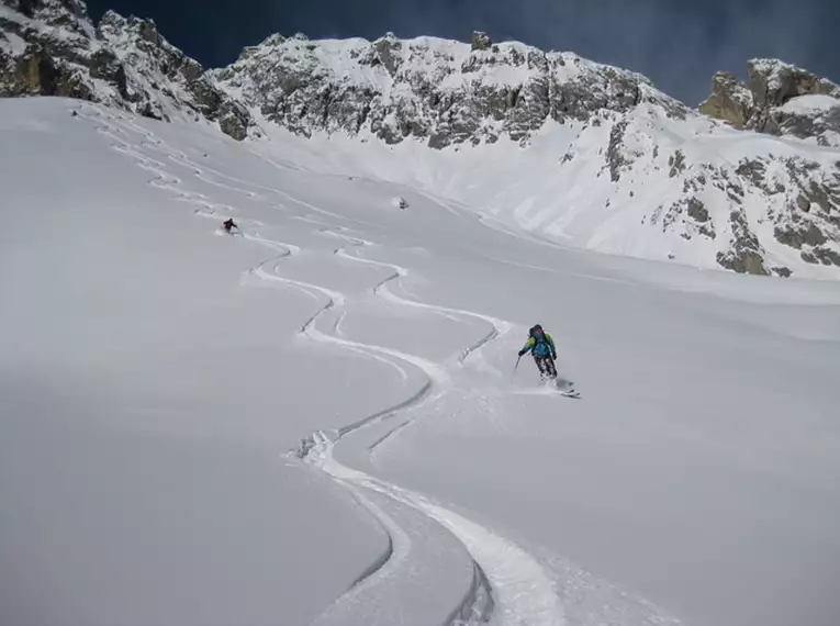 Freeridewochenende am Passo San Pellegrino