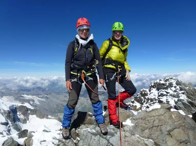 Piz Bernina und Piz Palü