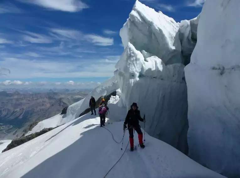 Piz Bernina und Piz Palü