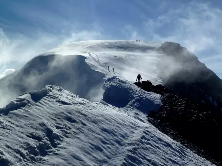 Piz Bernina und Piz Palü