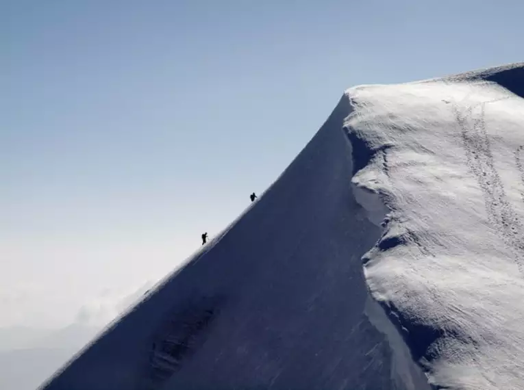Besteigung des Piz Bernina über den Biancograt