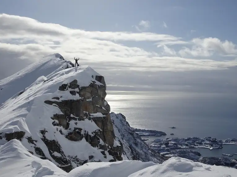 Skitouren Geheimtipp in Norwegen auf der Insel Kvaløya