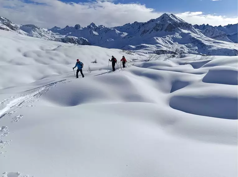 Skitouren St. Antönien - Sulzfluhhütte