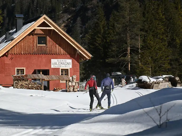 Skitouren am Fuße der Drei Zinnen