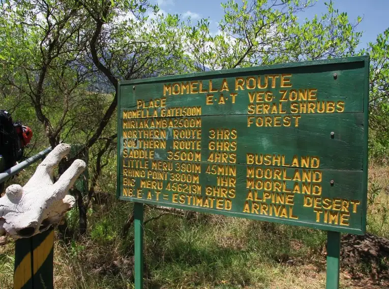 Tansania - Mount Meru Besteigung – Bild 9