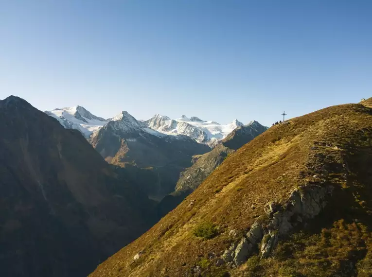 Der Stubaier Höhenweg in den Tiroler Alpen