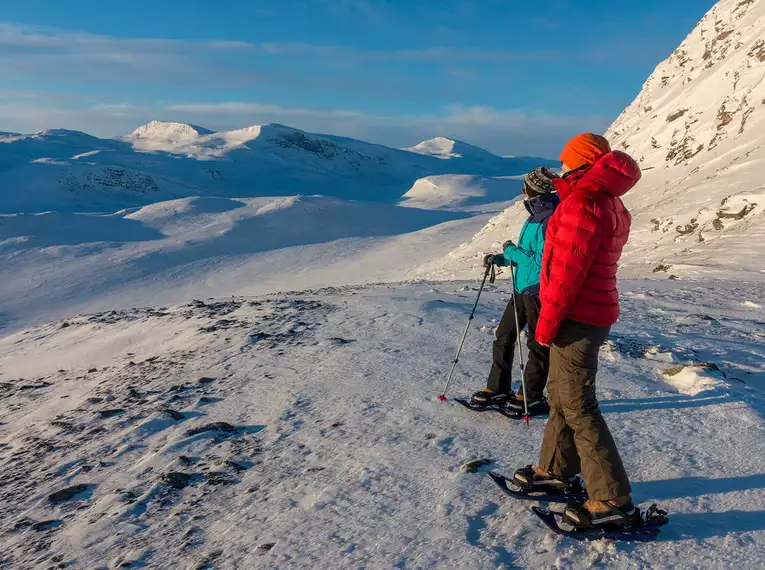 Schneeschuhwandern in Schwedisch Lappland - Die Berge & Wälder des Vindelfjällen