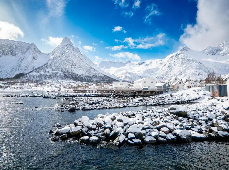 Schneeschuhwandern auf der Insel Senja - Norwegens Traumziel