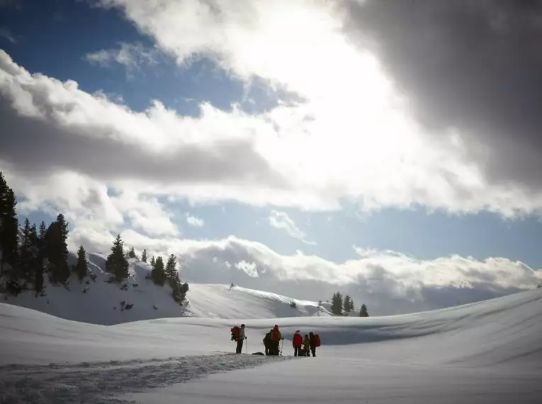 Schneeschuhwandern im stillen Obernbergtal