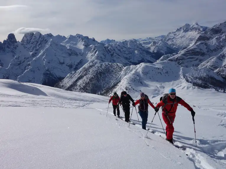 Skitourenwoche in den Dolomiten über Silvester