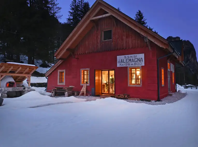 Skitouren am Fuße der Drei Zinnen