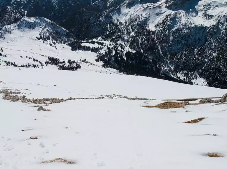 Schneeschuhwandern in den Dolomiten