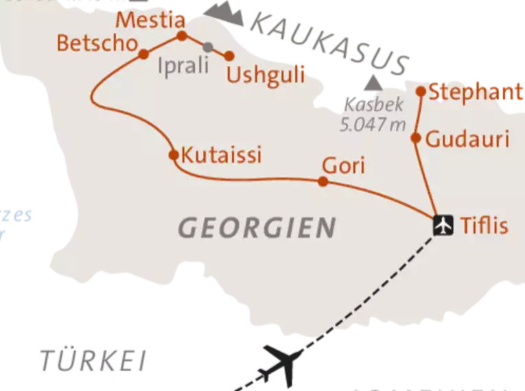 Georgien - Wandern im wilden Kaukasus