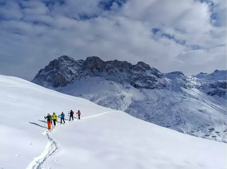 Skitouren St. Antönien - Sulzfluhhütte