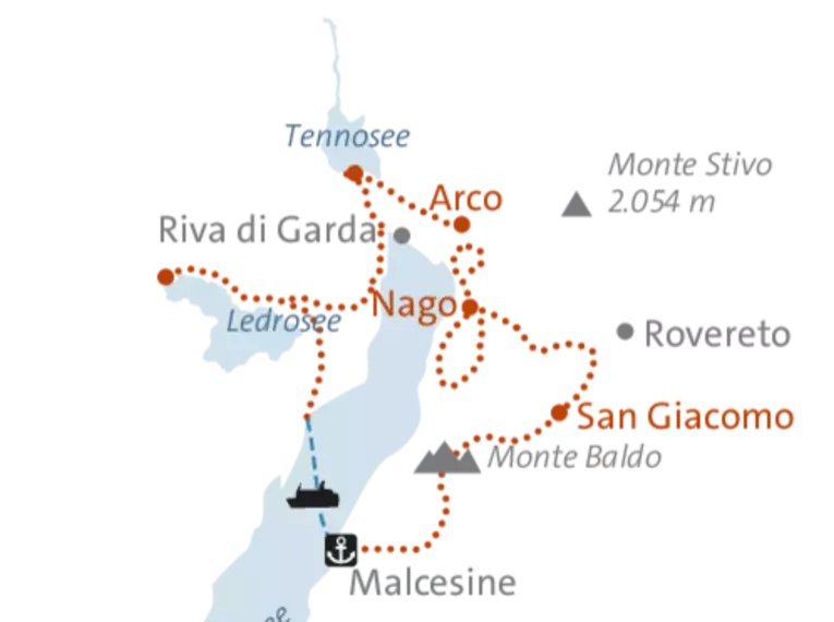 Individual-Trek am Gardasee