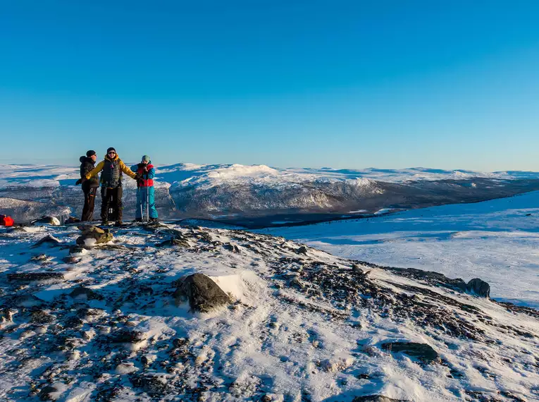 Schneeschuhwandern in Schwedisch Lappland - Die Berge & Wälder des Vindelfjällen