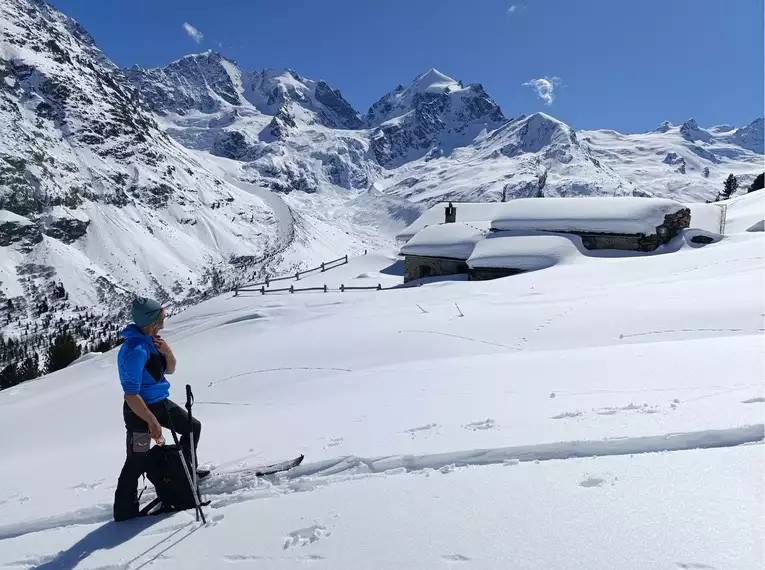 Skitourenwochende Berninapass - die ruhige Seite